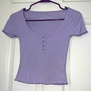 Light purple crop top